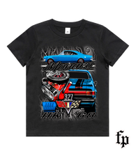 Load image into Gallery viewer, HK MONARO 327 GTS (BLUE) KIDS T-SHIRT