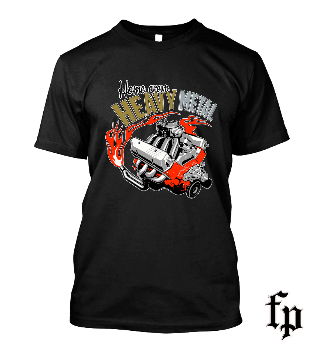 Neverless V8 Power Motor Block Tuning Slim Fit - Maglietta Da - Foto 9