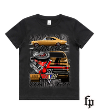 Load image into Gallery viewer, HK MONARO 327 GTS (GOLD) KIDS T-SHIRT