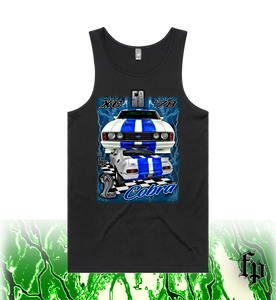 78 FORD XC COBRA 351 - BLUE STORM - MENS SINGLET