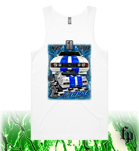 78 FORD XC COBRA 351 - BLUE STORM - MENS SINGLET