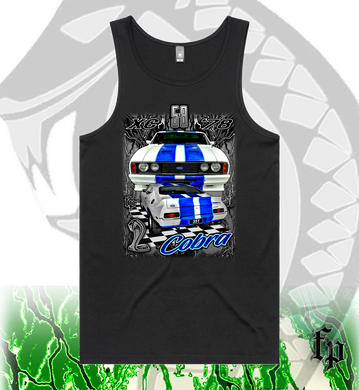 78 FORD XC COBRA 351 - GREY STORM - MENS SINGLET