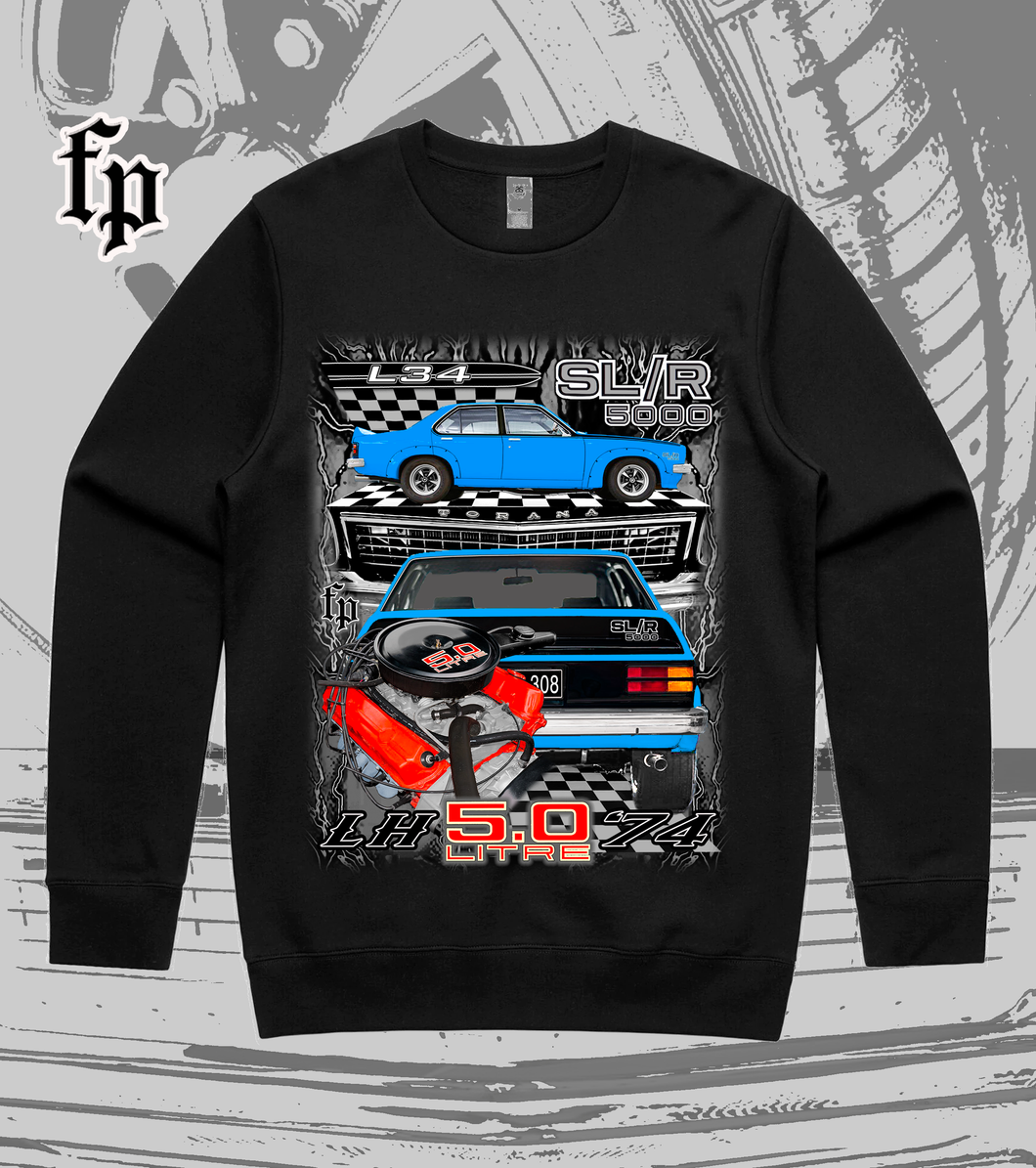 74 LH TORANA SL/R 5000 (Blue) MENS JUMPER