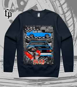 74 LH TORANA SL/R 5000 (Blue) MENS JUMPER