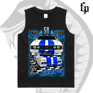 78 FORD XC COBRA 351 - TANK TOP - KIDS