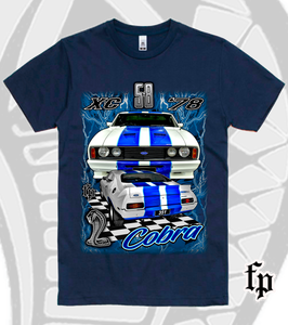 78 FORD XC COBRA 351 - BLUE STORM - MENS T-SHIRT