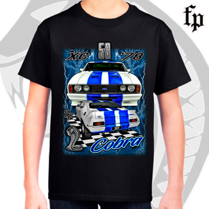 78 FORD XC COBRA 351 - BLUE STORM - T-SHIRT - KIDS