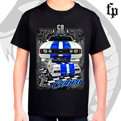 78 FORD XC COBRA 351 - GREY STORM - T-SHIRT - KIDS