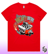 Load image into Gallery viewer, HOLDEN V8 ENGINE LADIES T-SHIRT