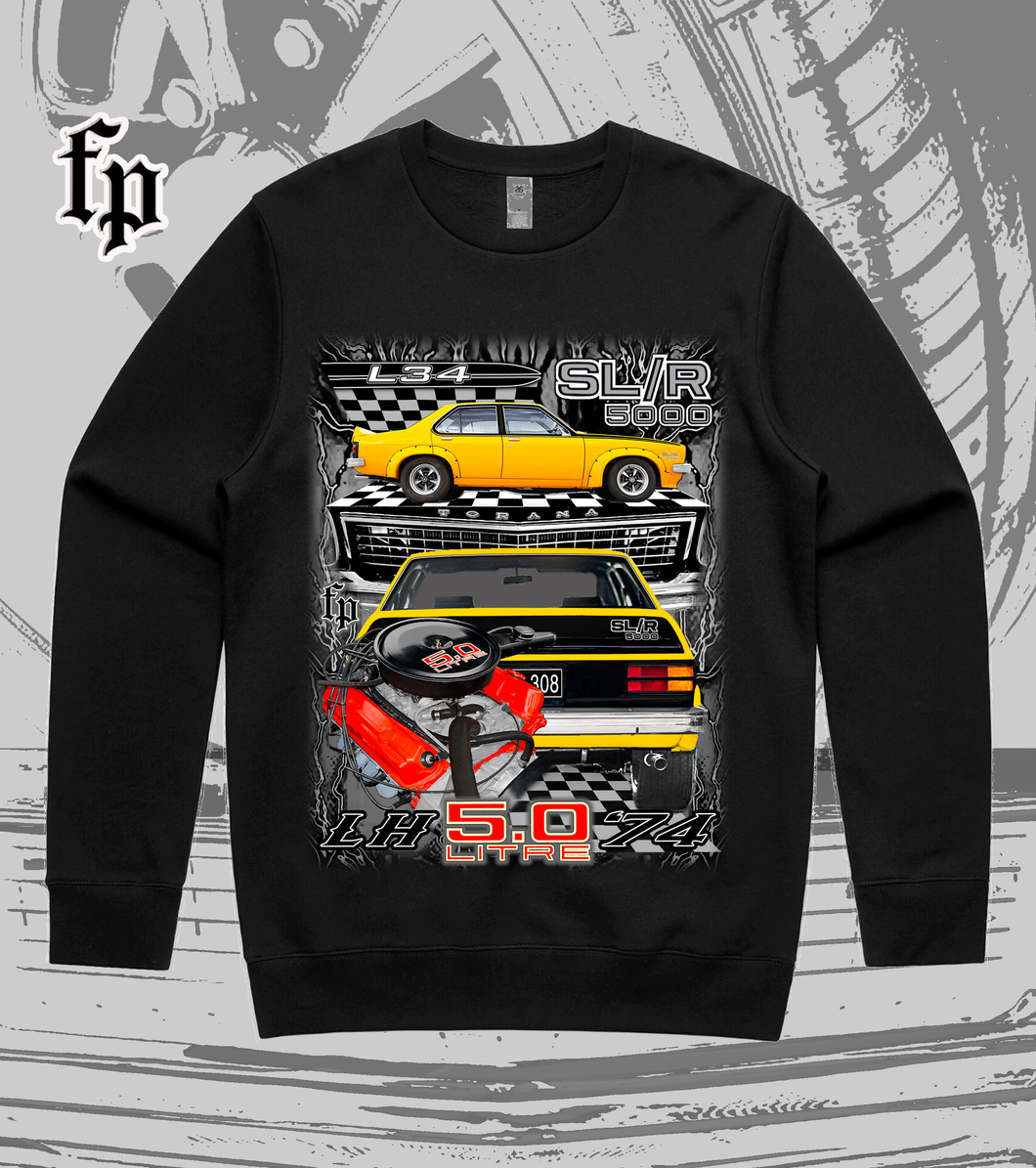 74 LH TORANA SL/R 5000 (Yellow) MENS JUMPER