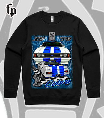 78 FORD XC COBRA 351 BLUE STORM-MENS JUMPER