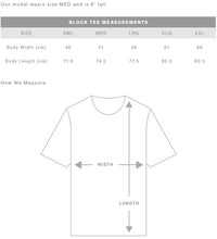 Load image into Gallery viewer, All our designs are printed using quality AS Colour &quot;Block Tee&quot;