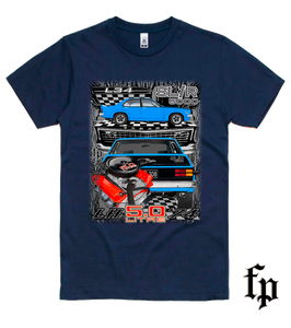 74 LH SL/R 5000 TORANA (AZZURE) T-SHIRT