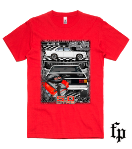 74 LH SL/R 5000 TORANA (WHITE) T-SHIRT