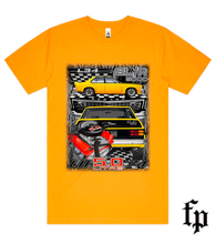 Load image into Gallery viewer, 74 LH SL/R 5000 TORANA (YELLOW) T-SHIRT