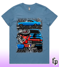 Load image into Gallery viewer, HK MONARO 327 GTS (BLUE) LADIES T-SHIRT