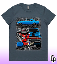 Load image into Gallery viewer, HK MONARO 327 GTS (BLUE) LADIES T-SHIRT