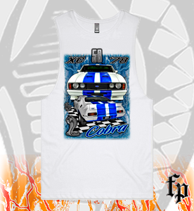 78 FORD XC COBRA 351 - BLUE STORM - UNISEX TANK TOP