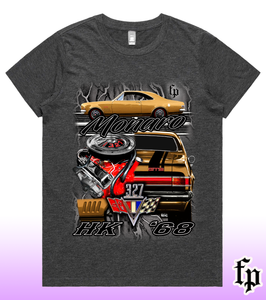 HK MONARO 327 GTS (GOLD) LADIES T-SHIRT