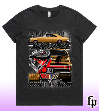 HK MONARO 327 GTS (GOLD) LADIES T-SHIRT