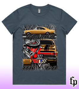 HK MONARO 327 GTS (GOLD) LADIES T-SHIRT