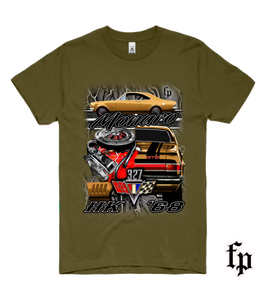 HK MONARO 327 GTS  (GOLD) T-SHIRT