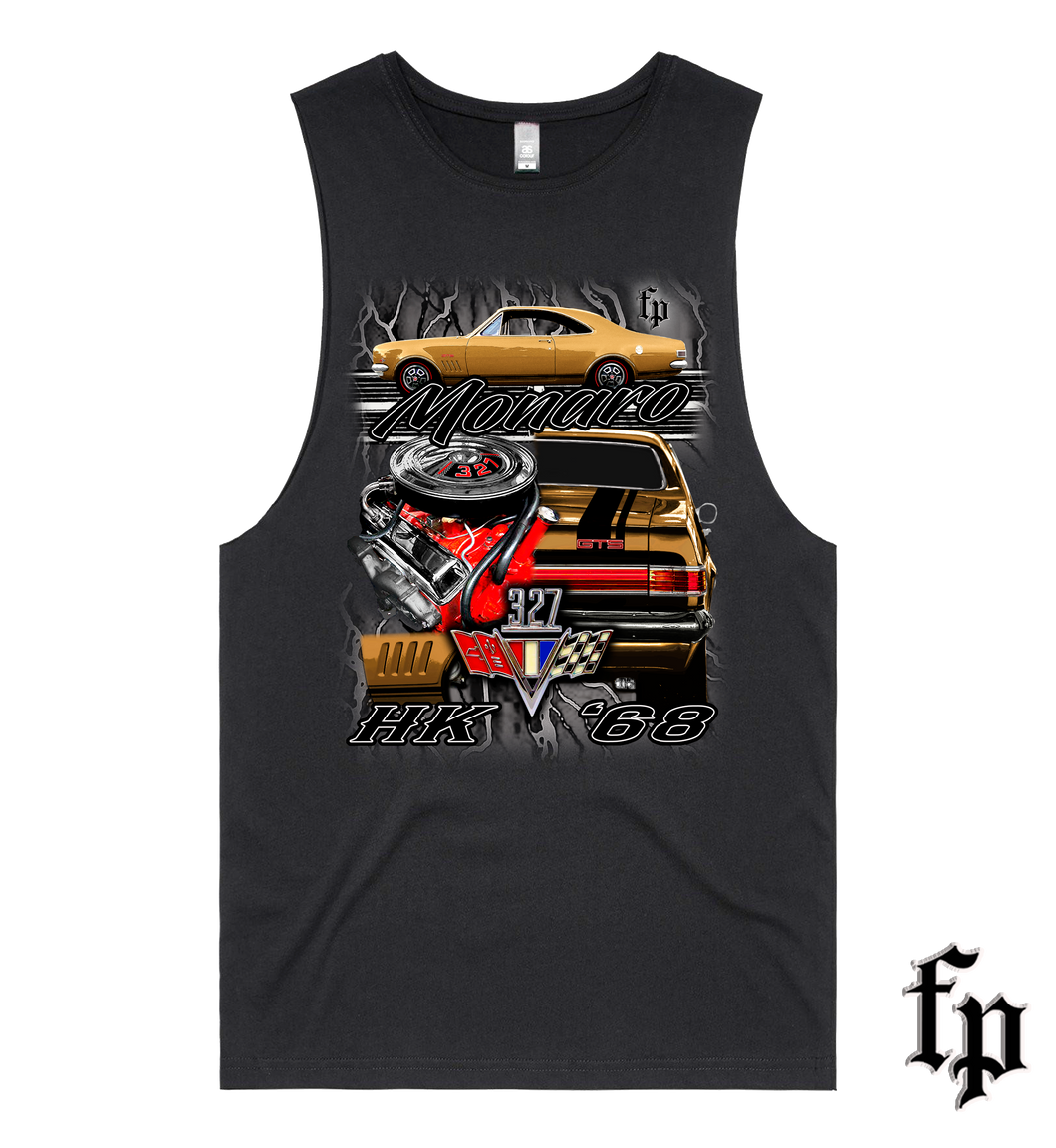 HK MONARO 327 GTS (GOLD) UNISEX TANK TOP