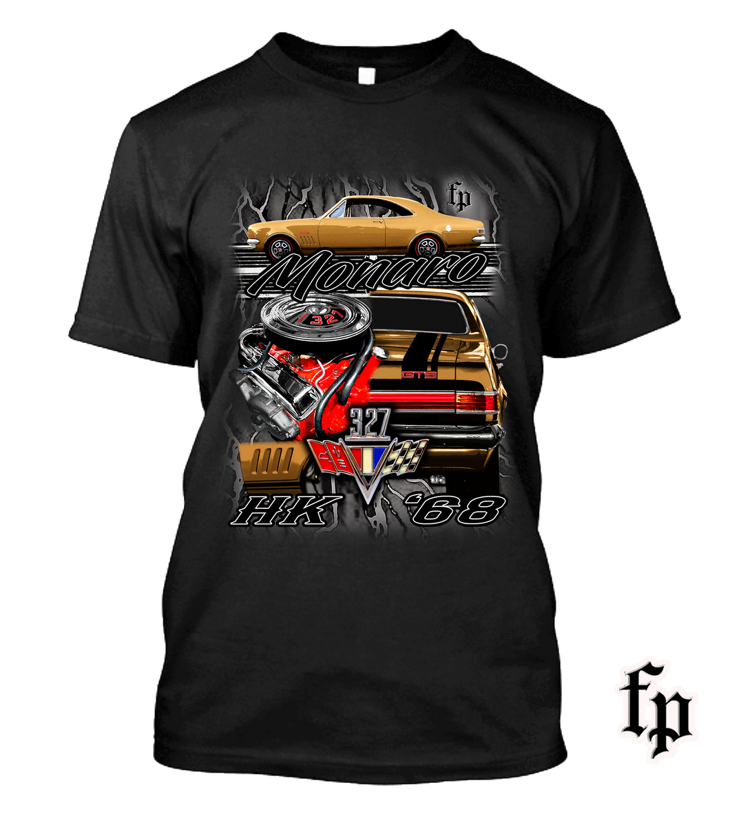 HK MONARO 327 GTS  (GOLD) T-SHIRT