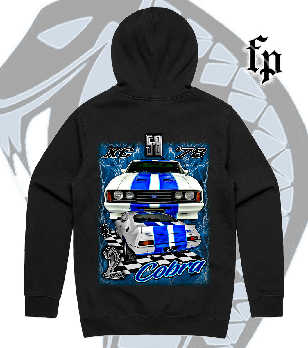 78 FORD XC COBRA 351 MENS HOODIE