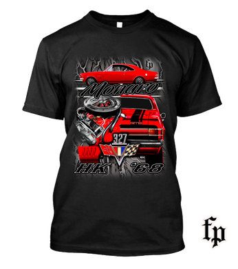 HK MONARO 327 GTS (RED) MENS T-SHIRT