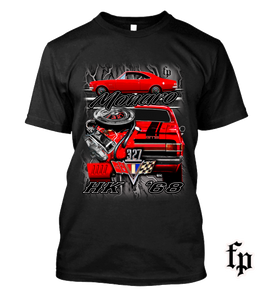 HK MONARO 327 GTS (RED) MENS T-SHIRT