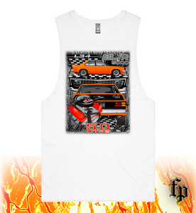 74 LH SL/R 5000 TORANA (SAFFRON) UNISEX TANK TOP