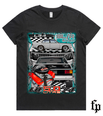 74 LH TORANA SL/R 5000 (SILVER) T-SHIRT LADIES