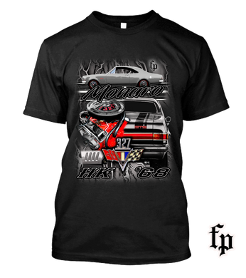 HK MONARO 327 GTS (SILVER) MENS T-SHIRT