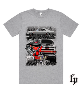 HK MONARO 327 GTS (SILVER) MENS T-SHIRT