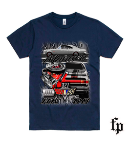 HK MONARO 327 GTS (SILVER) MENS T-SHIRT