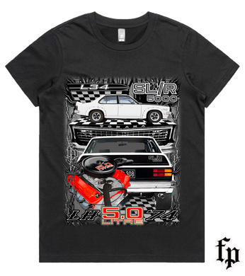 74 LH TORANA SL/R 5000 (White) T-SHIRT LADIES