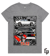 Load image into Gallery viewer, 74 LH TORANA SL/R 5000 (White) T-SHIRT LADIES