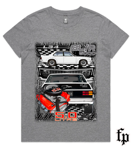 74 LH TORANA SL/R 5000 (White) T-SHIRT LADIES