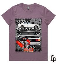 Load image into Gallery viewer, 74 LH TORANA SL/R 5000 (White) T-SHIRT LADIES