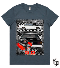 Load image into Gallery viewer, 74 LH TORANA SL/R 5000 (White) T-SHIRT LADIES