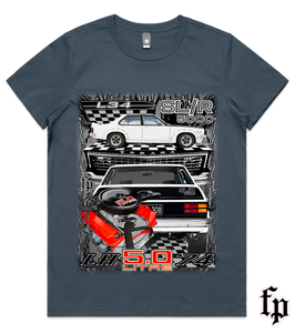 74 LH TORANA SL/R 5000 (White) T-SHIRT LADIES