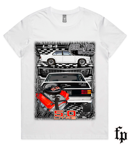 74 LH TORANA SL/R 5000 (White) T-SHIRT LADIES