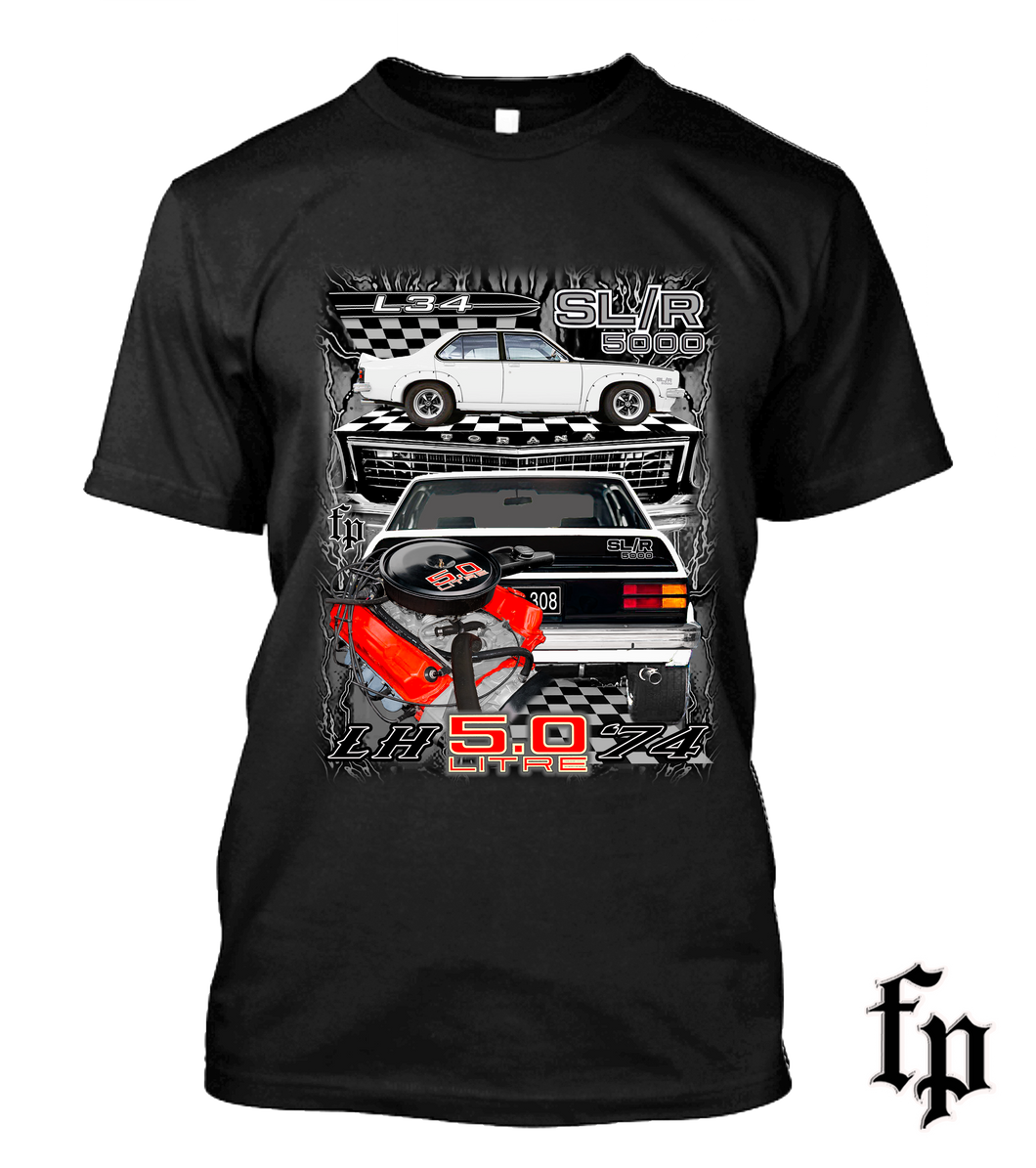 74 LH SL/R 5000 TORANA (WHITE) T-SHIRT