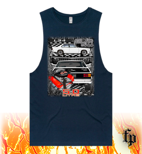 74 LH SL/R 5000 TORANA (WHITE) UNISEX TANK TOP