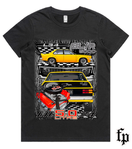 74 LH TORANA SL/R 5000 (Yellow) T-SHIRT LADIES