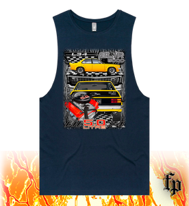 74 LH SL/R 5000 TORANA (YELLOW) UNISEX TANK TOP