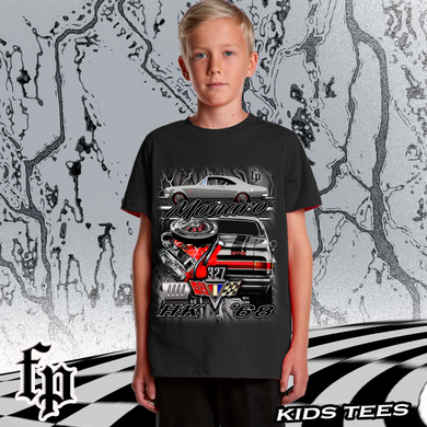 HK MONARO 327 GTS (SILVER) KIDS T-SHIRT